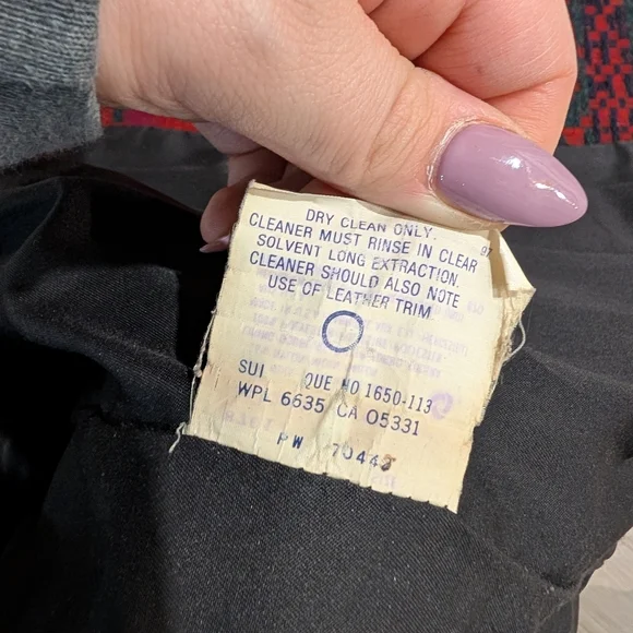 Vintage Southwestern Wool Jacket Suede Leather Trim Made in USA Women’s L - Picture 11 of 11